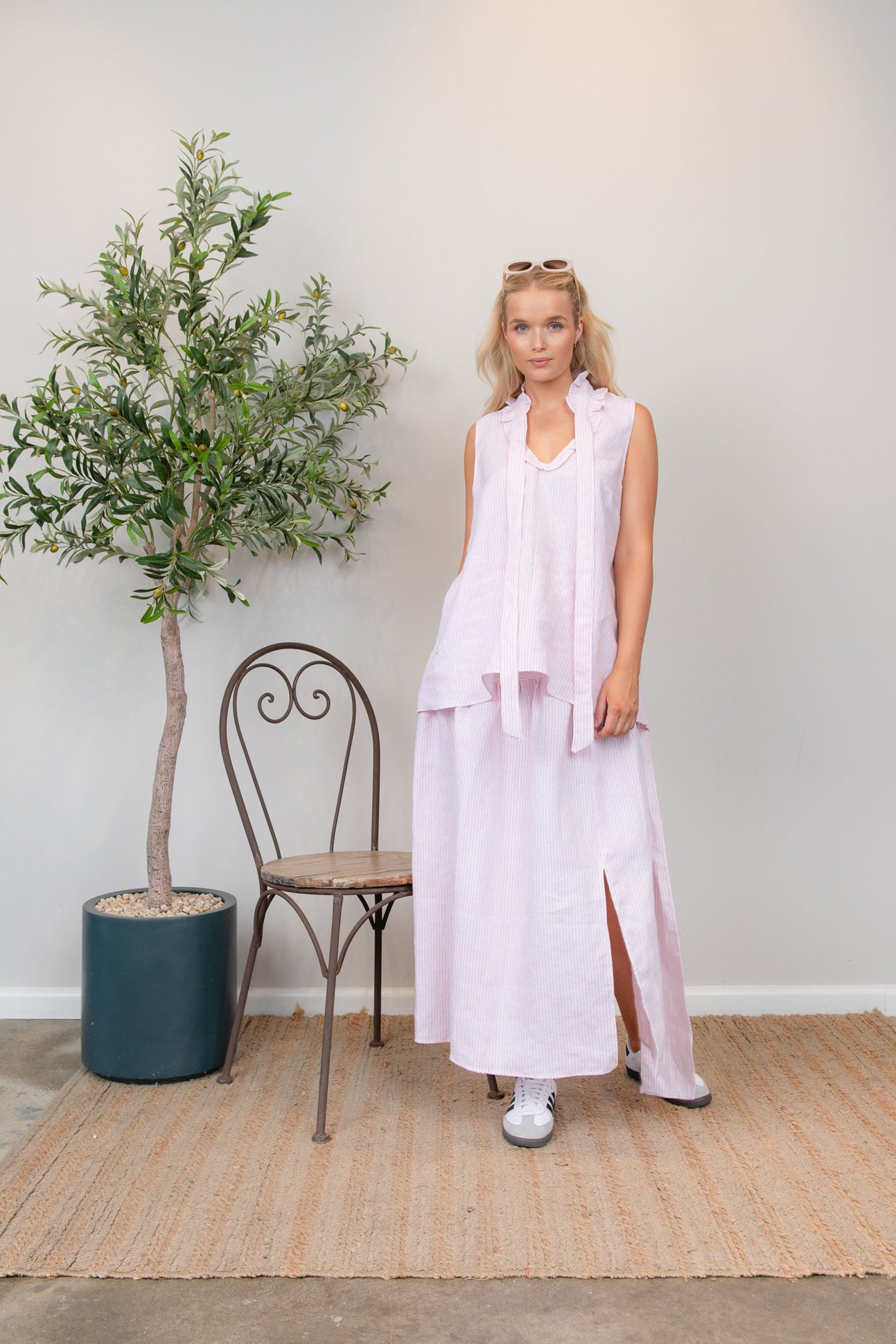 AMALFI Ruffle Tie Top