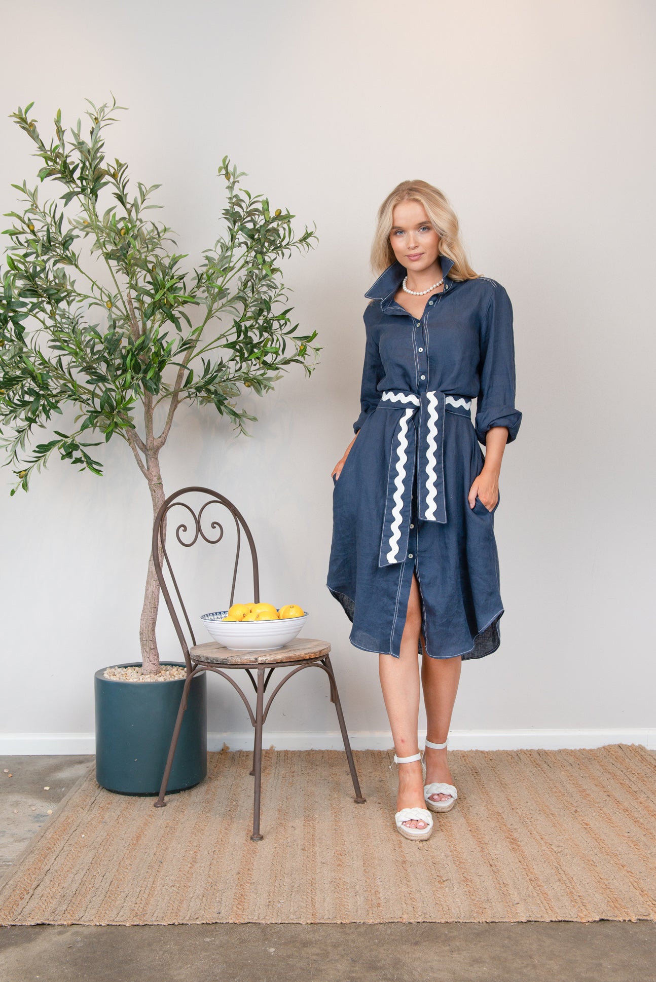 AMALFI Shirt Dress