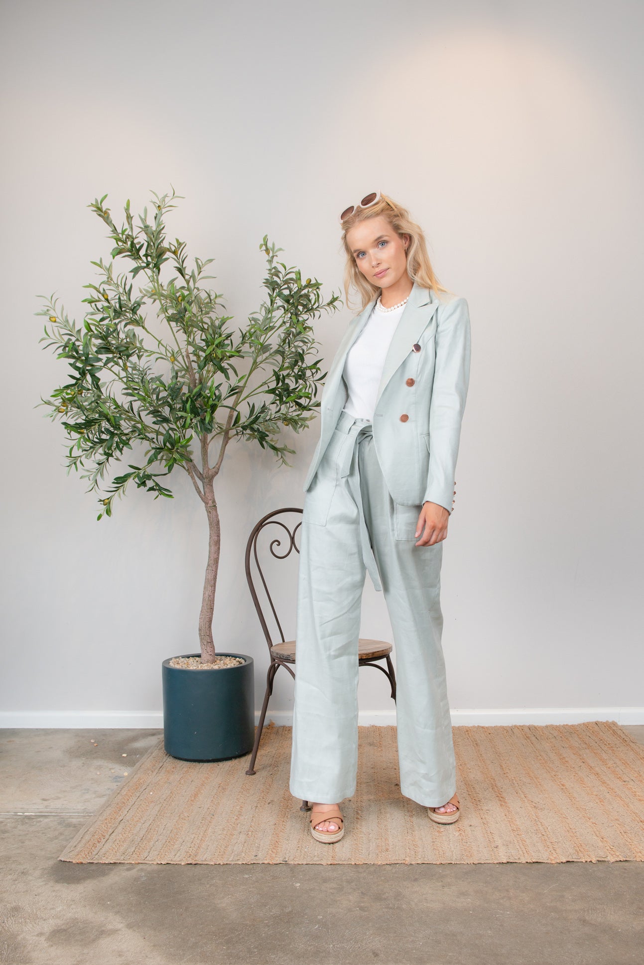 AMALFI Linen Blazer