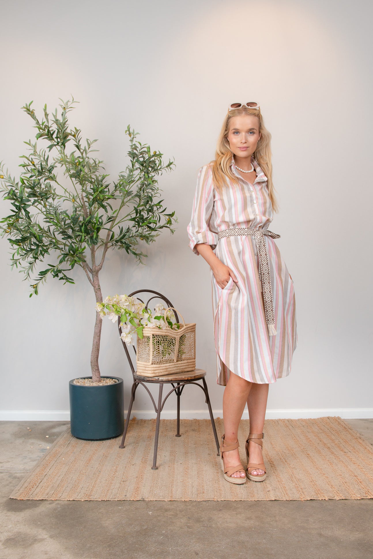 AMALFI Shirt Dress
