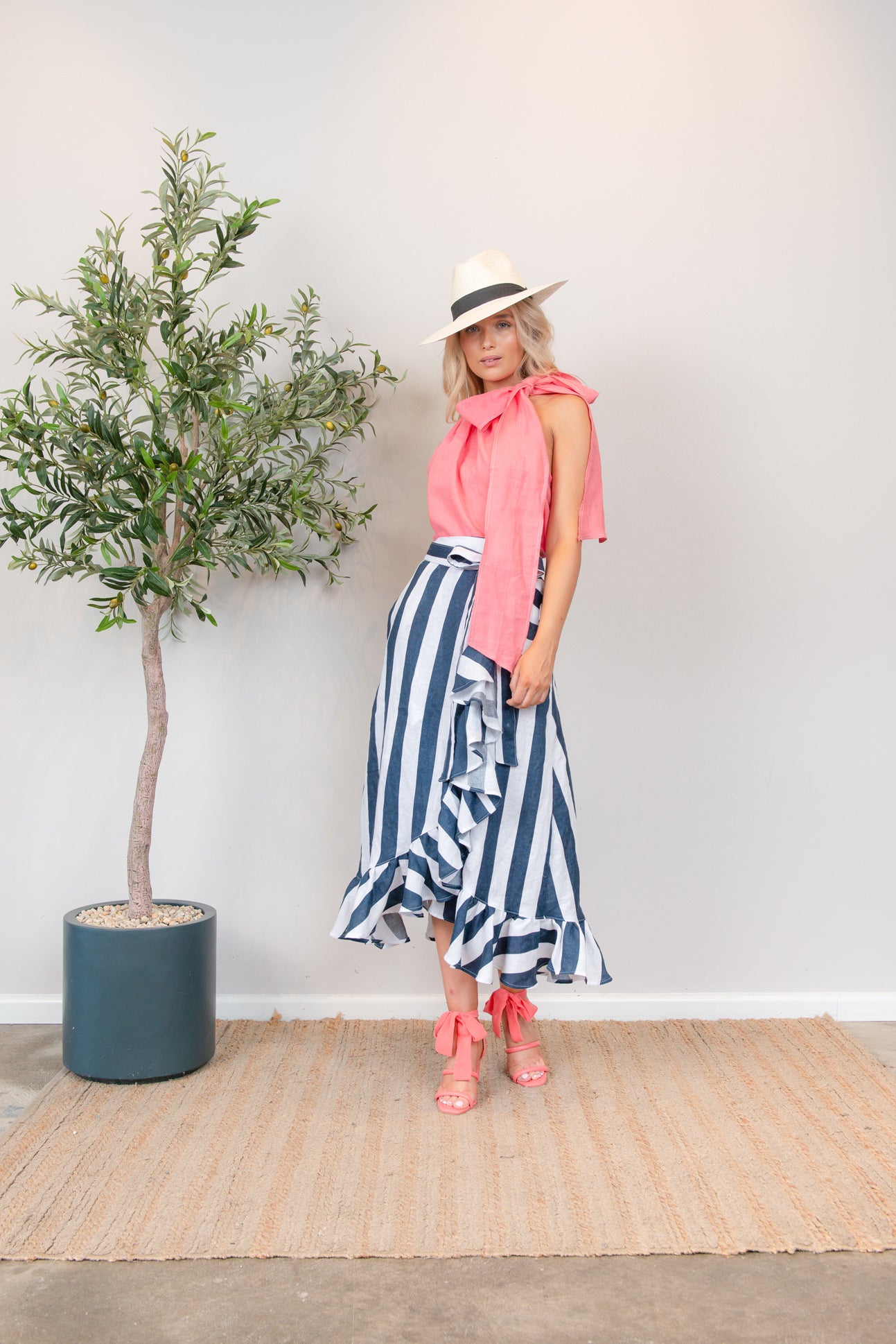 AMALFI Ruffle Wrap Skirt/Dress