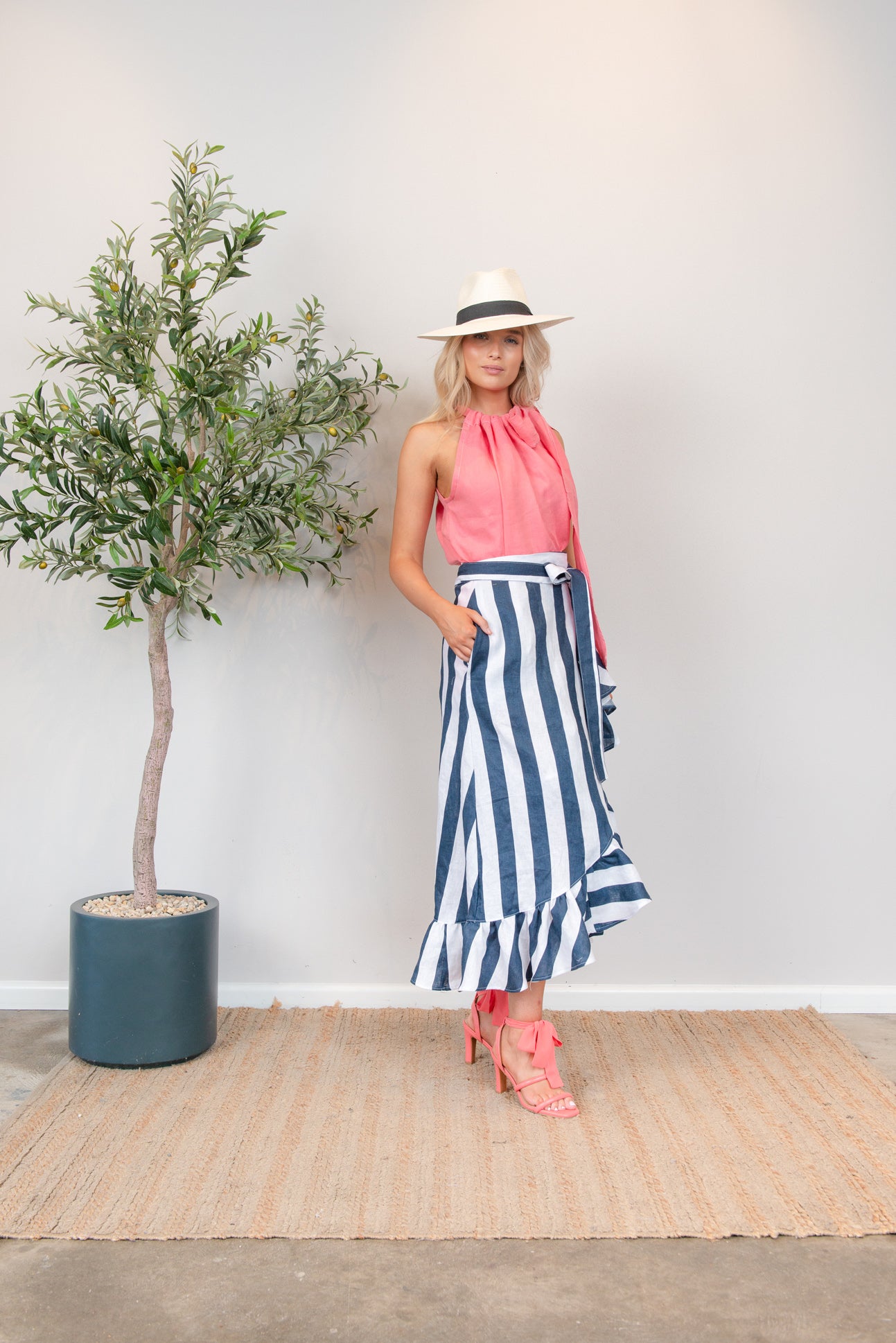 AMALFI Ruffle Wrap Skirt/Dress