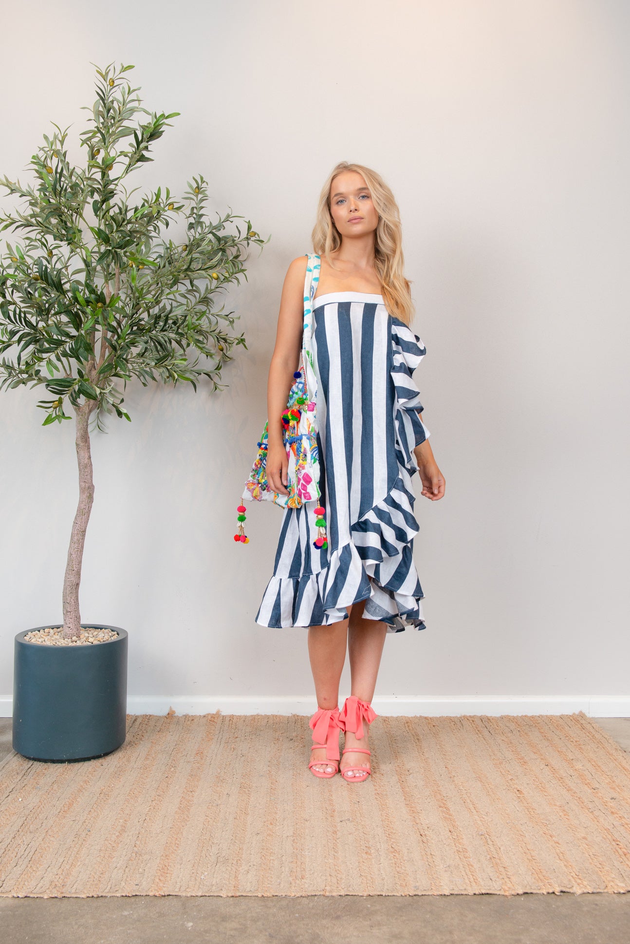 AMALFI Ruffle Wrap Skirt/Dress