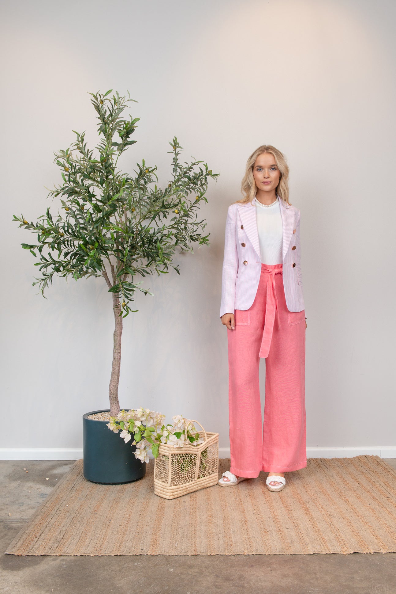 AMALFI Linen Blazer