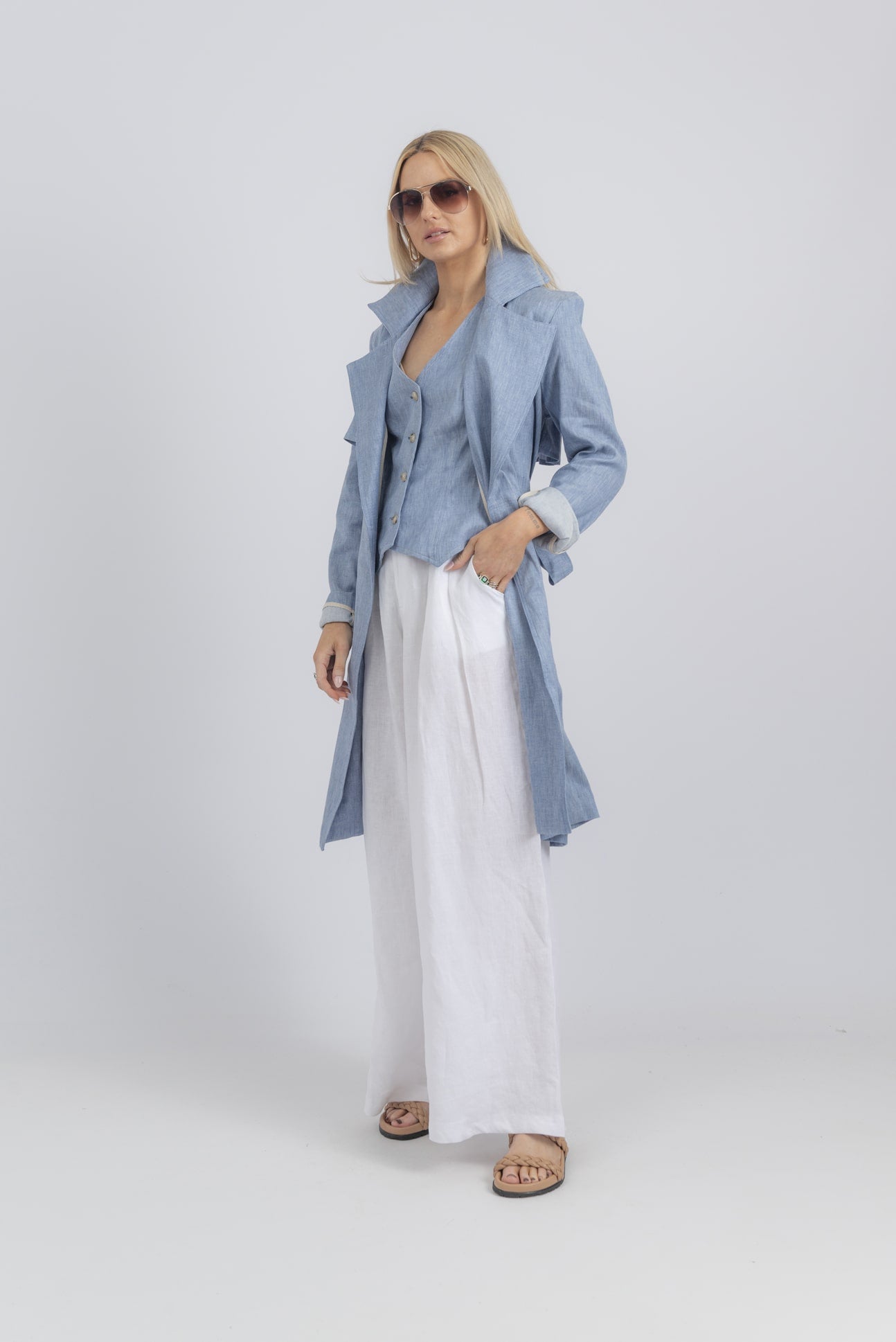 SS23 Air Linen Trench