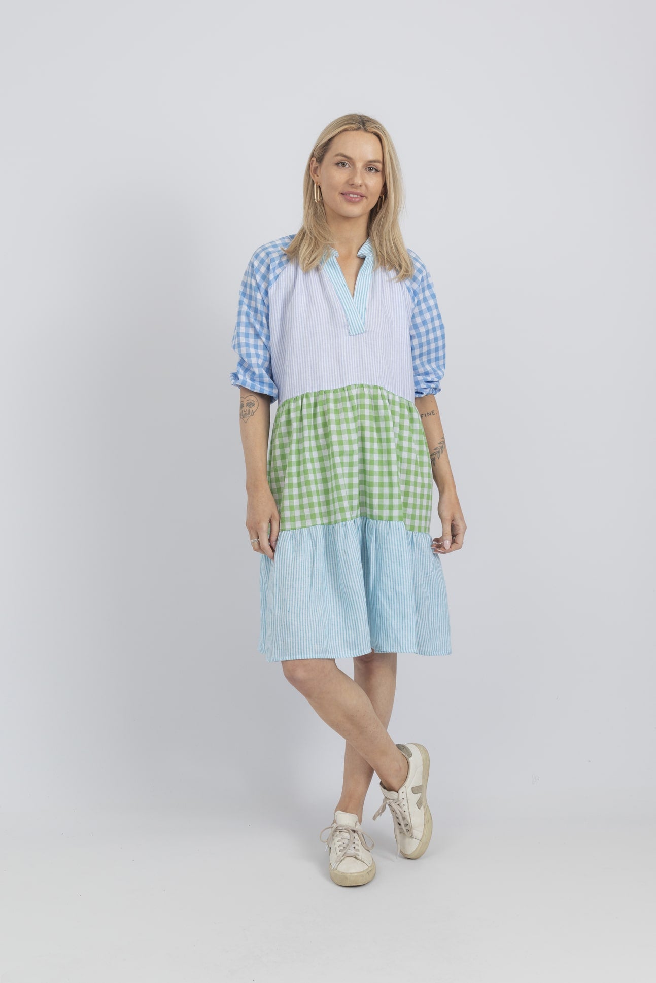 SS23 Azure Raglan Sleeve Dress