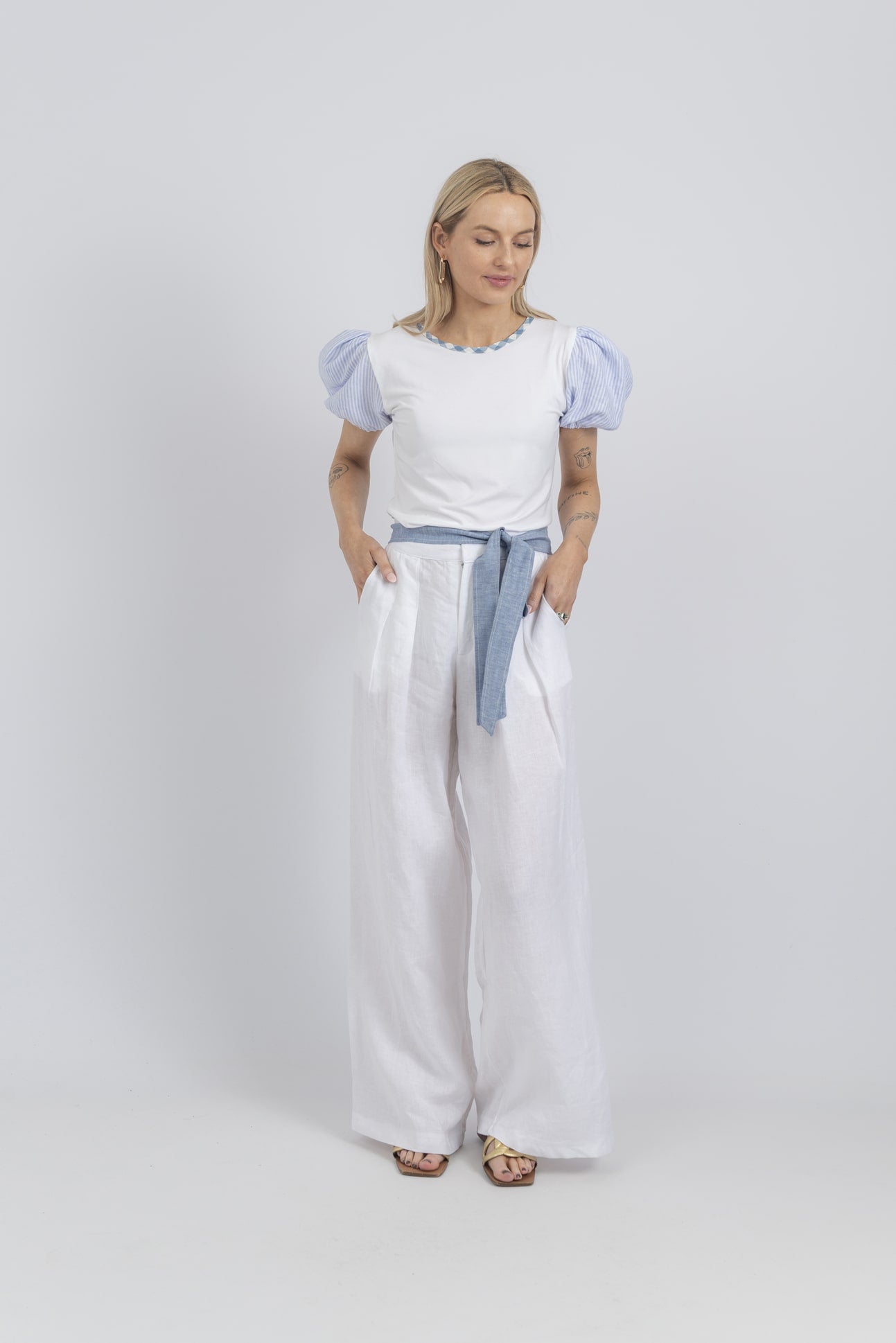 SS23 Azure Puff Sleeve Tee