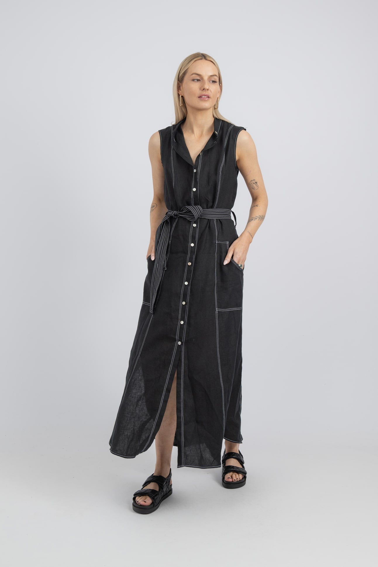 SINGAPORE Shirt Dress