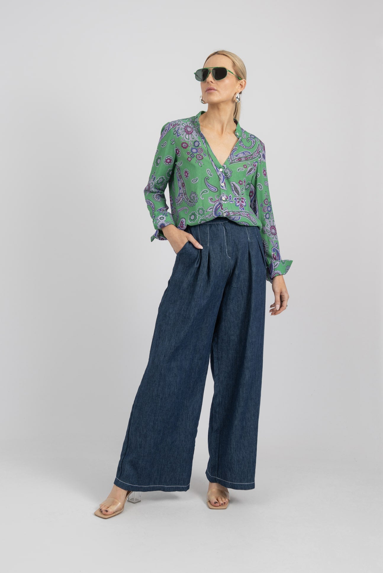 SS23 Azure Trouser