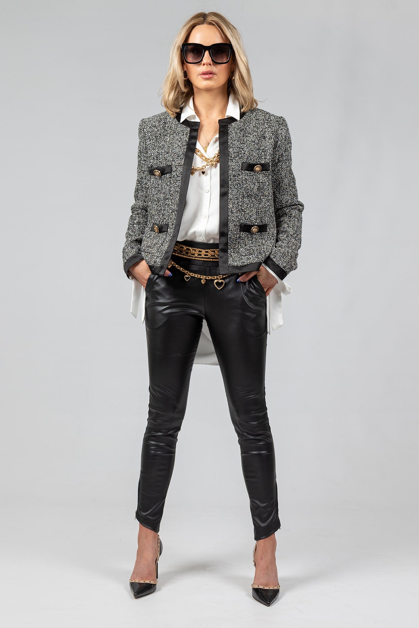 PARIS Cropped Chanel Jacket