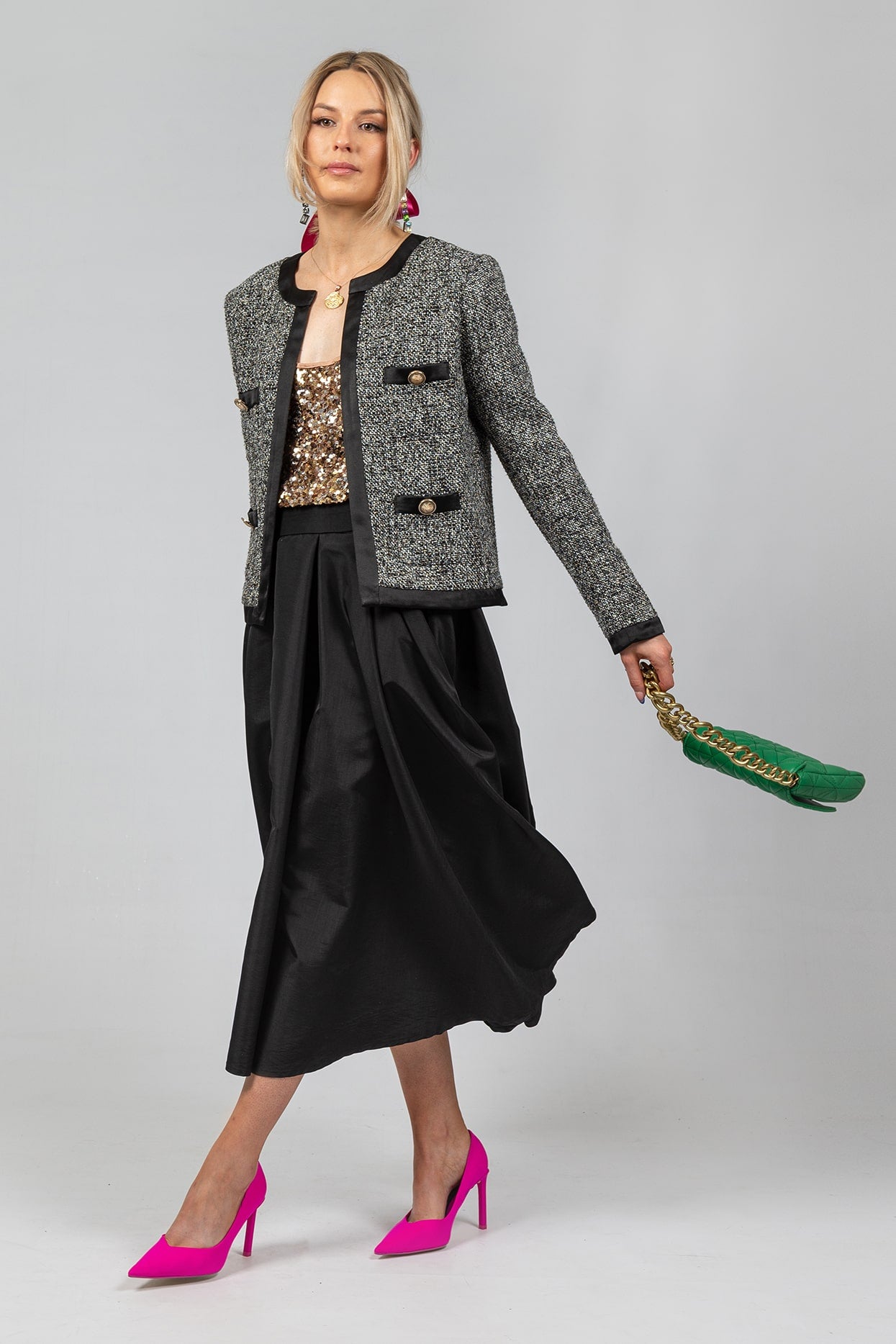 PARIS Cropped Chanel Jacket