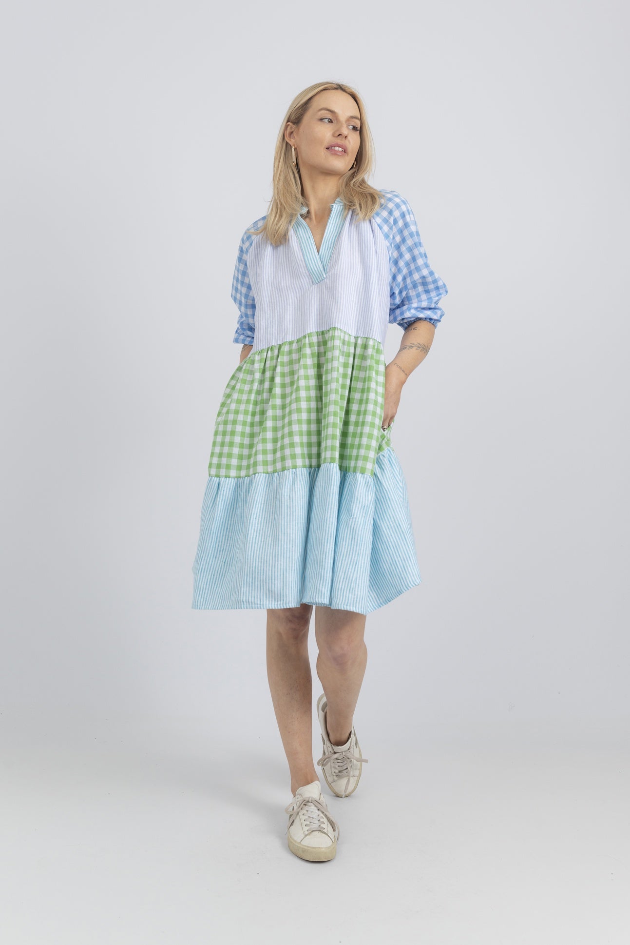 SS23 Azure Raglan Sleeve Dress