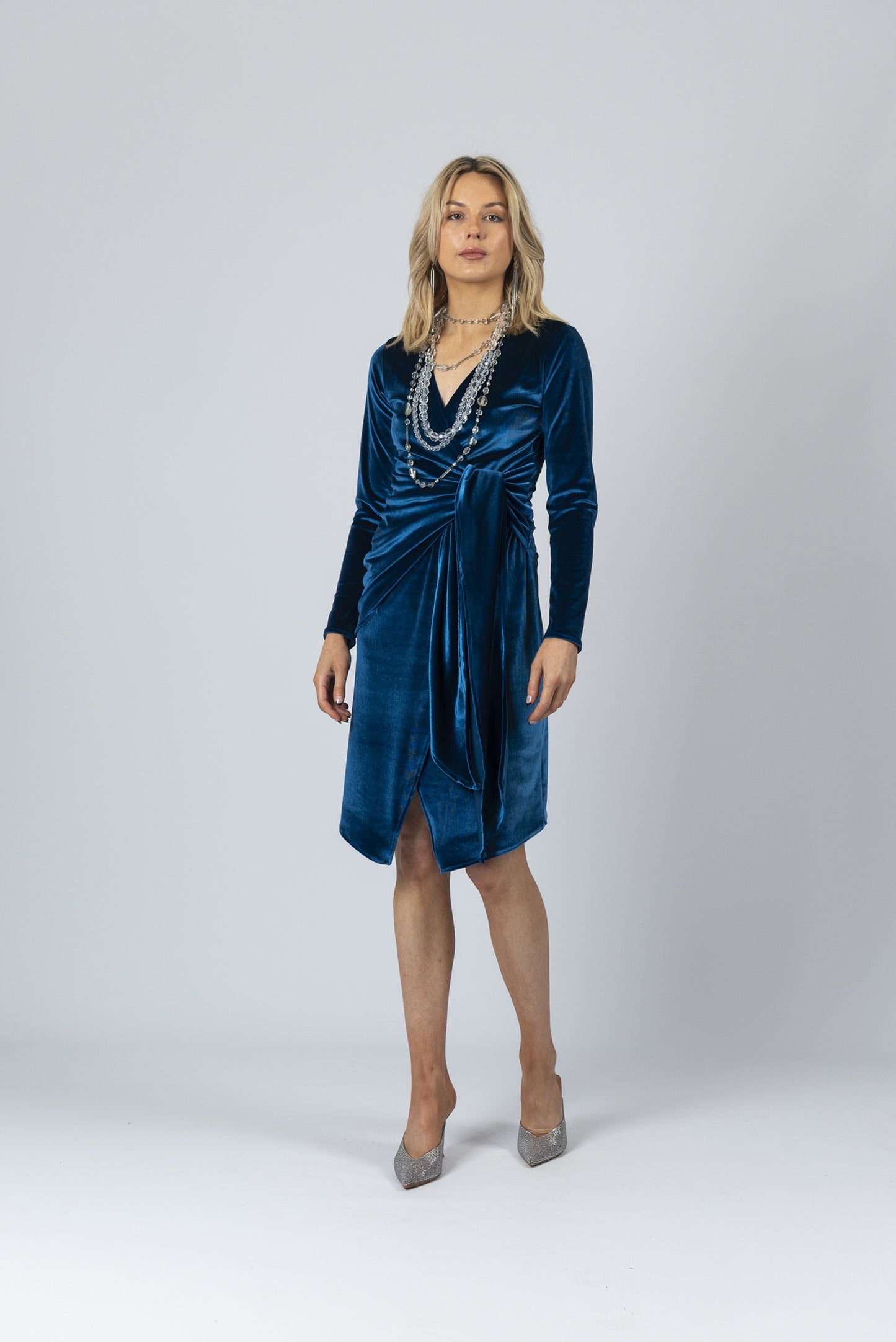 PARIS Mock Wrap Dress