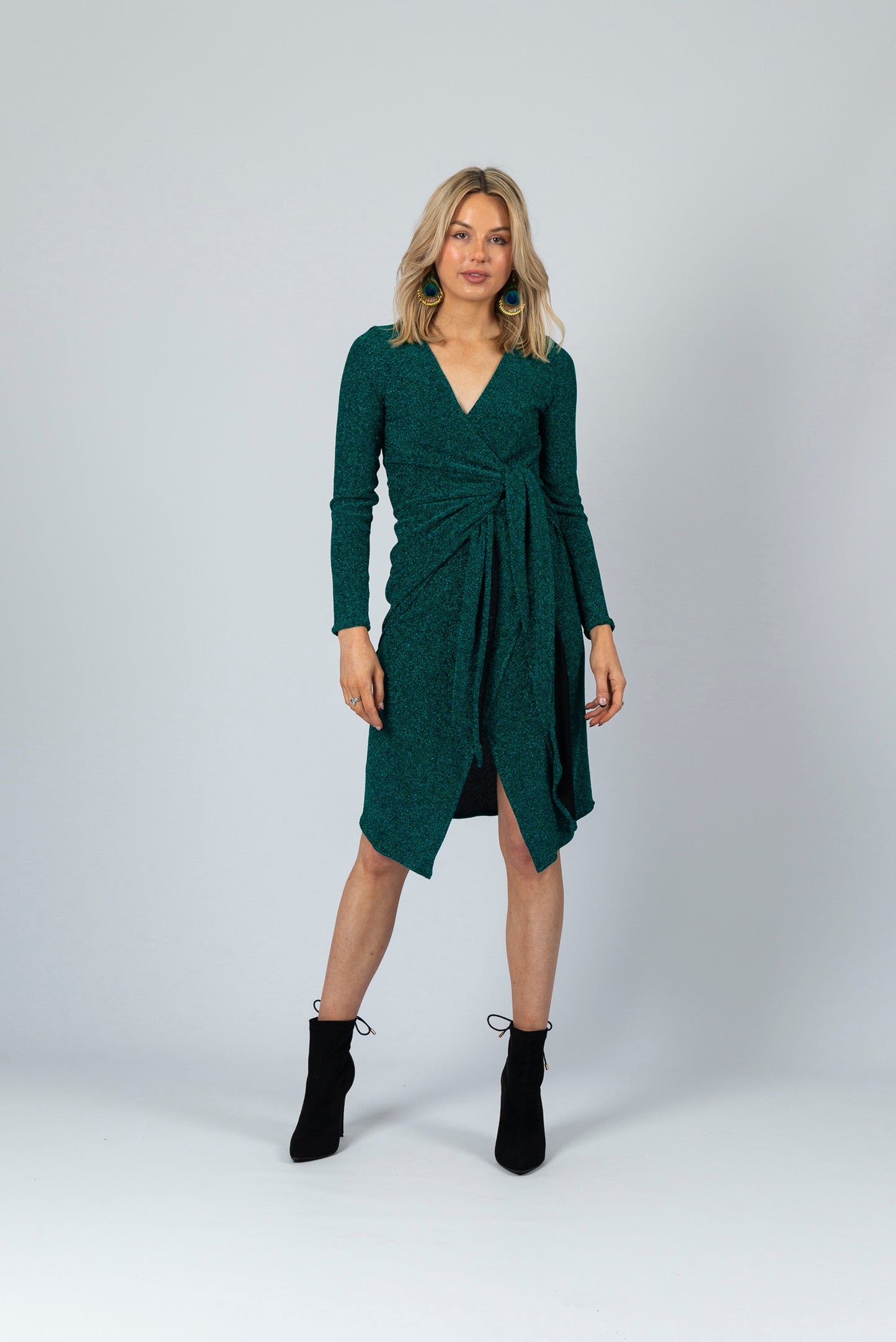 PARIS Mock Wrap Dress