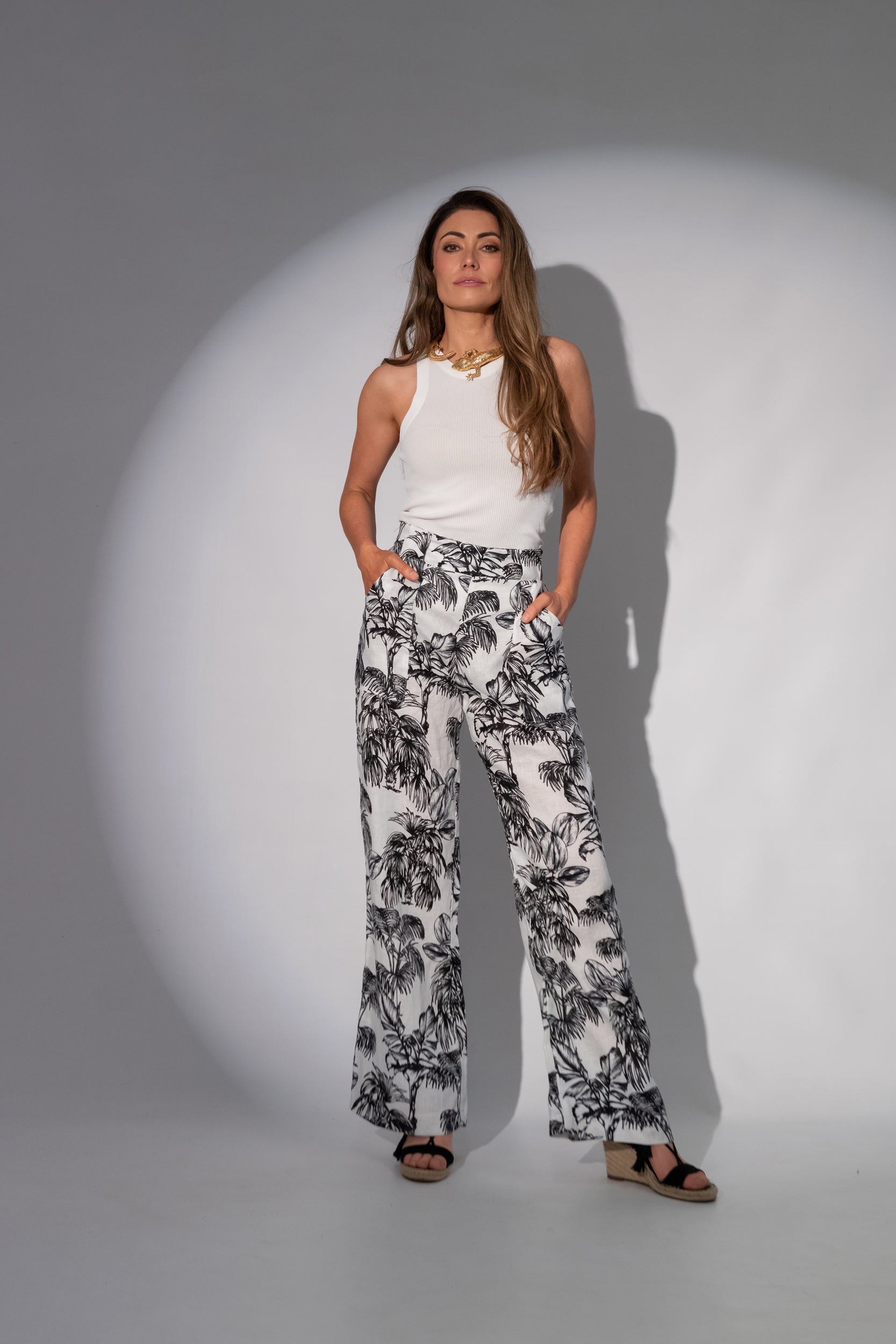 PALAZZO PANT LINEN SS22