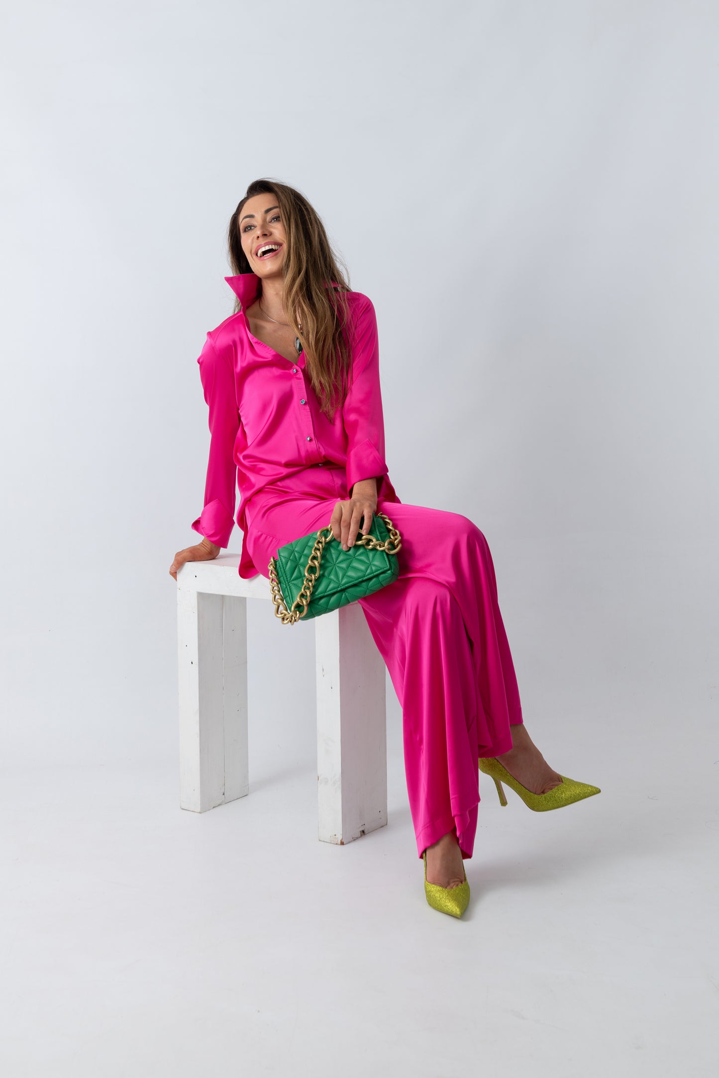 RIVERIA Satin Shirt