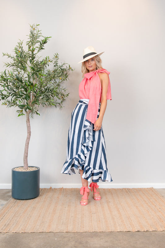 AMALFI Ruffle Wrap Skirt/Dress