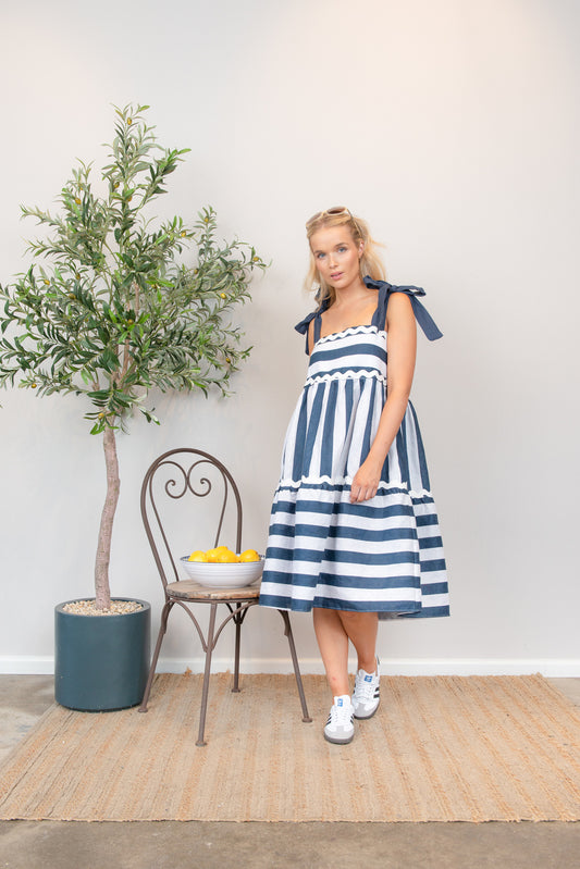 AMALFI Midi Tie Dress