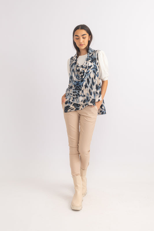 LONDON Cowl Neck Vest