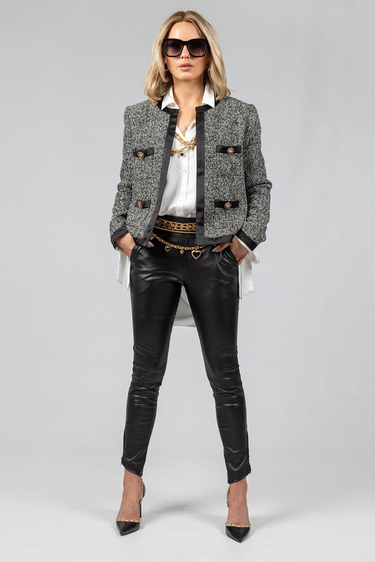 PARIS Cropped Chanel Jacket