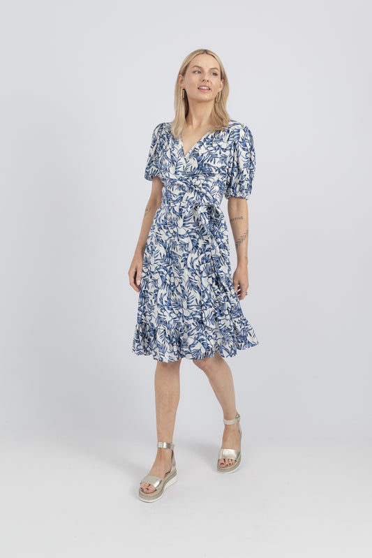 RIVERIA Short Wrap Dress