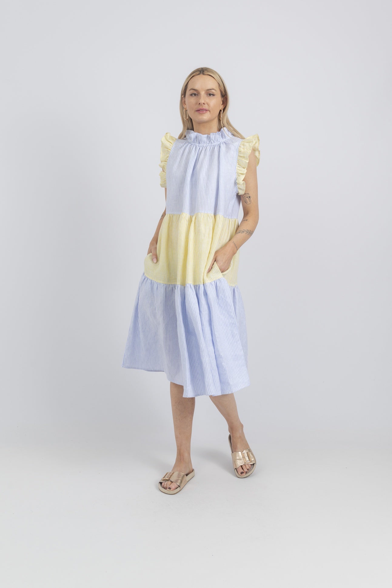 SS23 Azure Safi Dress