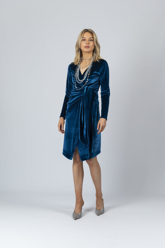 PARIS Mock Wrap Dress